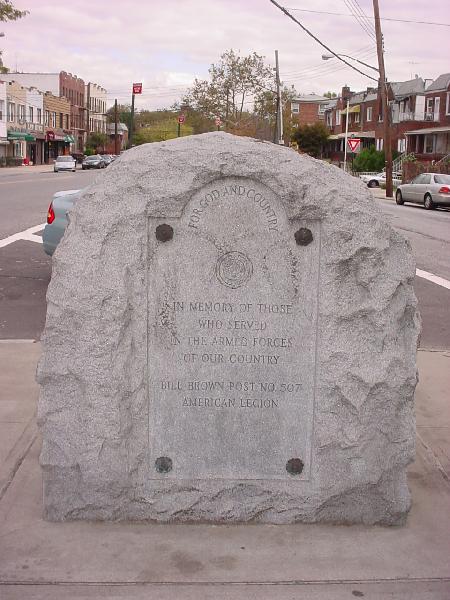 Zoom on the image : Bill Brown Post Memorial